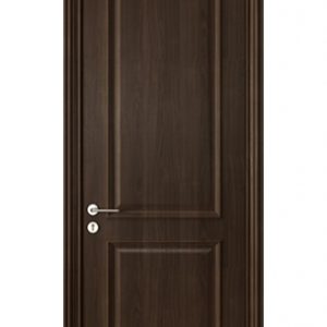 YM-004 Classical 3D Two Panels Natural Veneer Interior Door